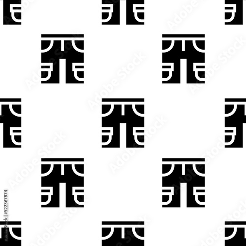 Single Shorts pattern. Shorts concept. filled trendy Vector seamless Pattern, background, wallpaper