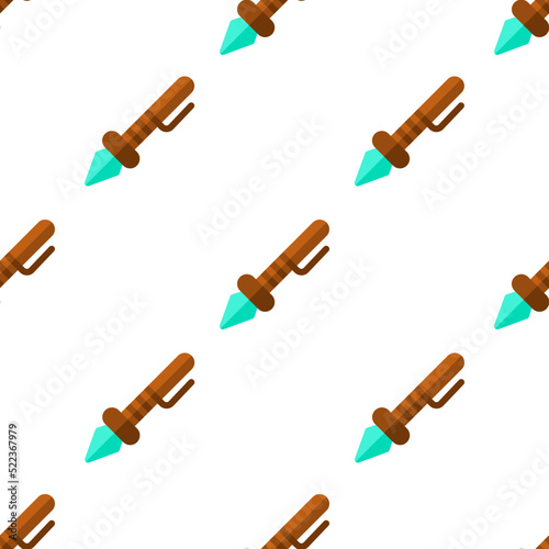 Single prehistoric pattern. prehistoric concept. flat trendy Vector seamless Pattern, background, wallpaper
