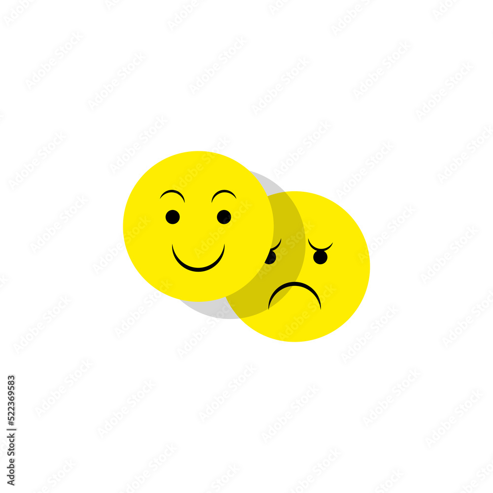 icon with yellow smile sad. Smiley face. Yellow emoji. Happy face. Smile icon. Vector illustration. stock image. icon with yellow smile sad. Smiley face. Yellow emoji. Happy face. Smile icon. Vector illustration. stock image.