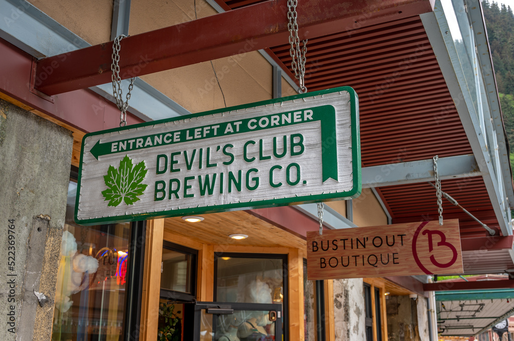 Juneau, Alaska July 27, 2022 Central Juneau Alaska is home to many