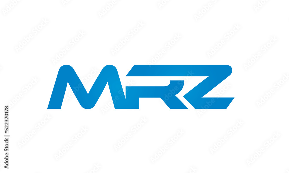 initial MRZ creative modern lettermark logo design, linked typography monogram icon vector illustration initial MRZ creative modern lettermark logo design, linked typography monogram icon vector illustration