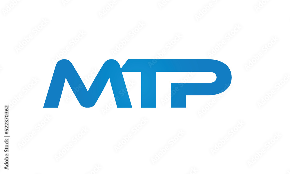 initial MTP creative modern lettermark logo design, linked typography monogram icon vector illustration initial MTP creative modern lettermark logo design, linked typography monogram icon vector illustration