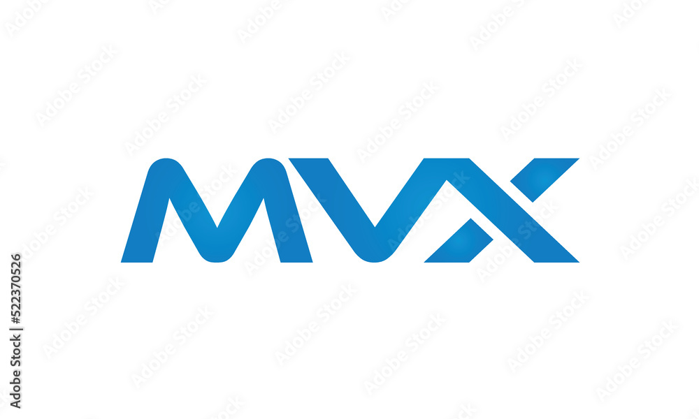 initial MVX creative modern lettermark logo design, linked typography monogram icon vector illustration initial MVX creative modern lettermark logo design, linked typography monogram icon vector illustration