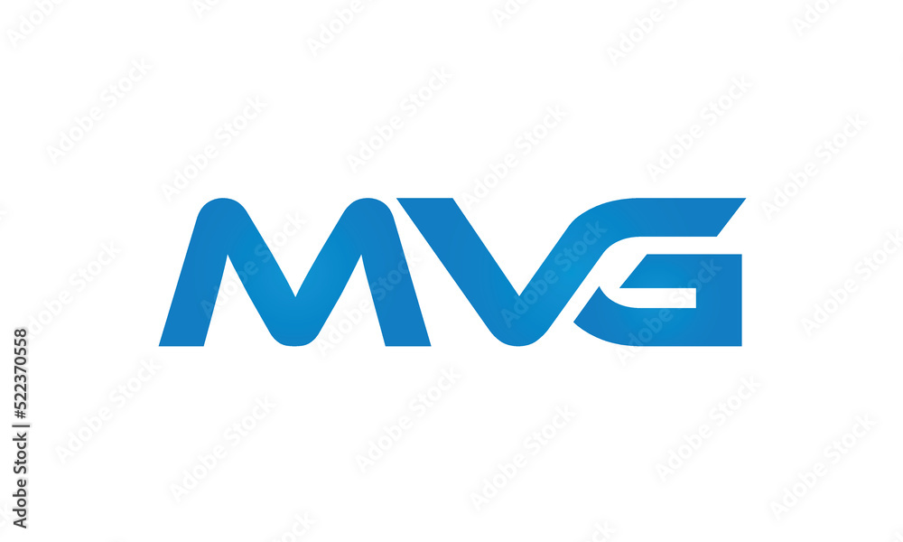 initial MVG creative modern lettermark logo design, linked typography monogram icon vector illustration initial MVG creative modern lettermark logo design, linked typography monogram icon vector illustration