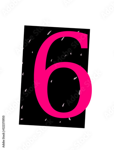 Ransom Note Alphabet 6