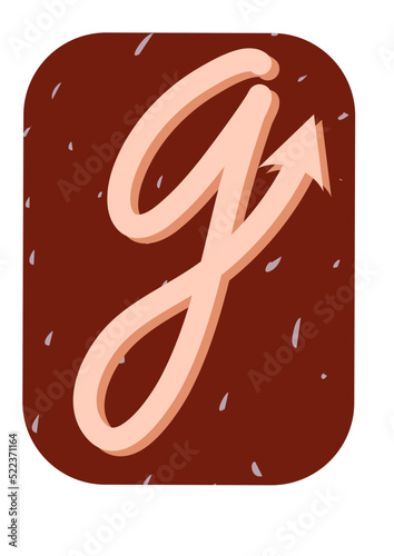 Ransom Note Alphabet G