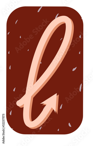 Ransom Note Alphabet L