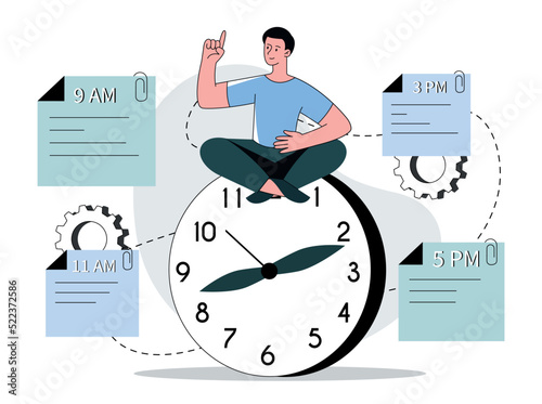 Organizing time concept