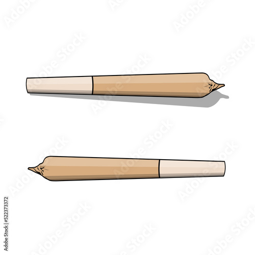 Marijuana Cannabis Cigarette Cartoon