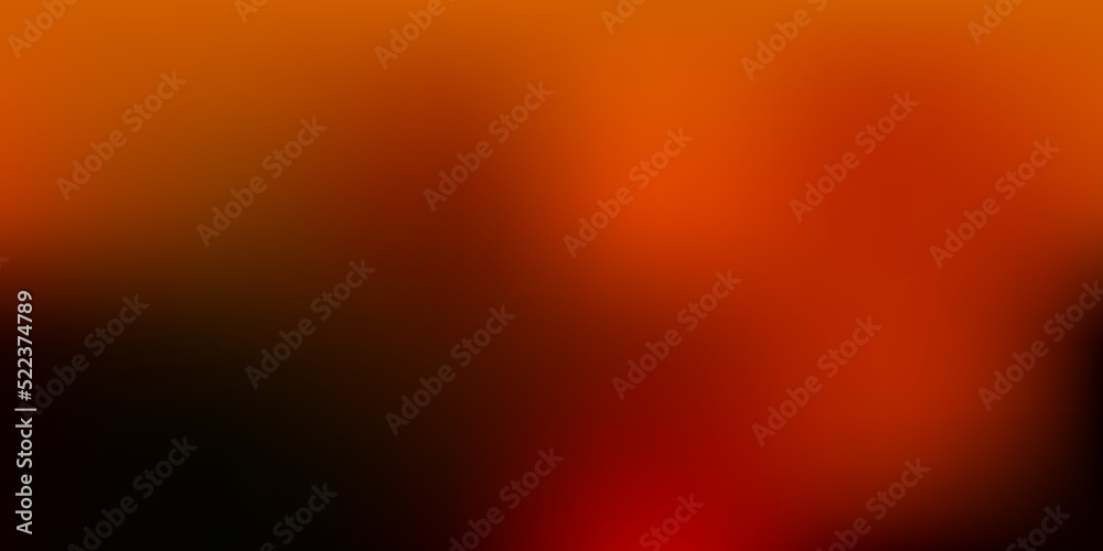 Dark Orange vector abstract blur drawing. Dark Orange vector abstract blur drawing.