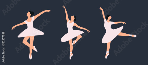 ballet dance icon design vector