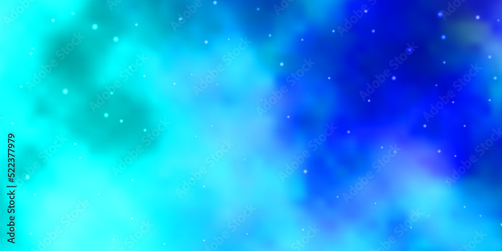 Light Pink, Blue vector template with neon stars. Light Pink, Blue vector template with neon stars.