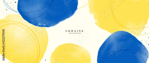 Abstract arts background for Ukraine. vector design