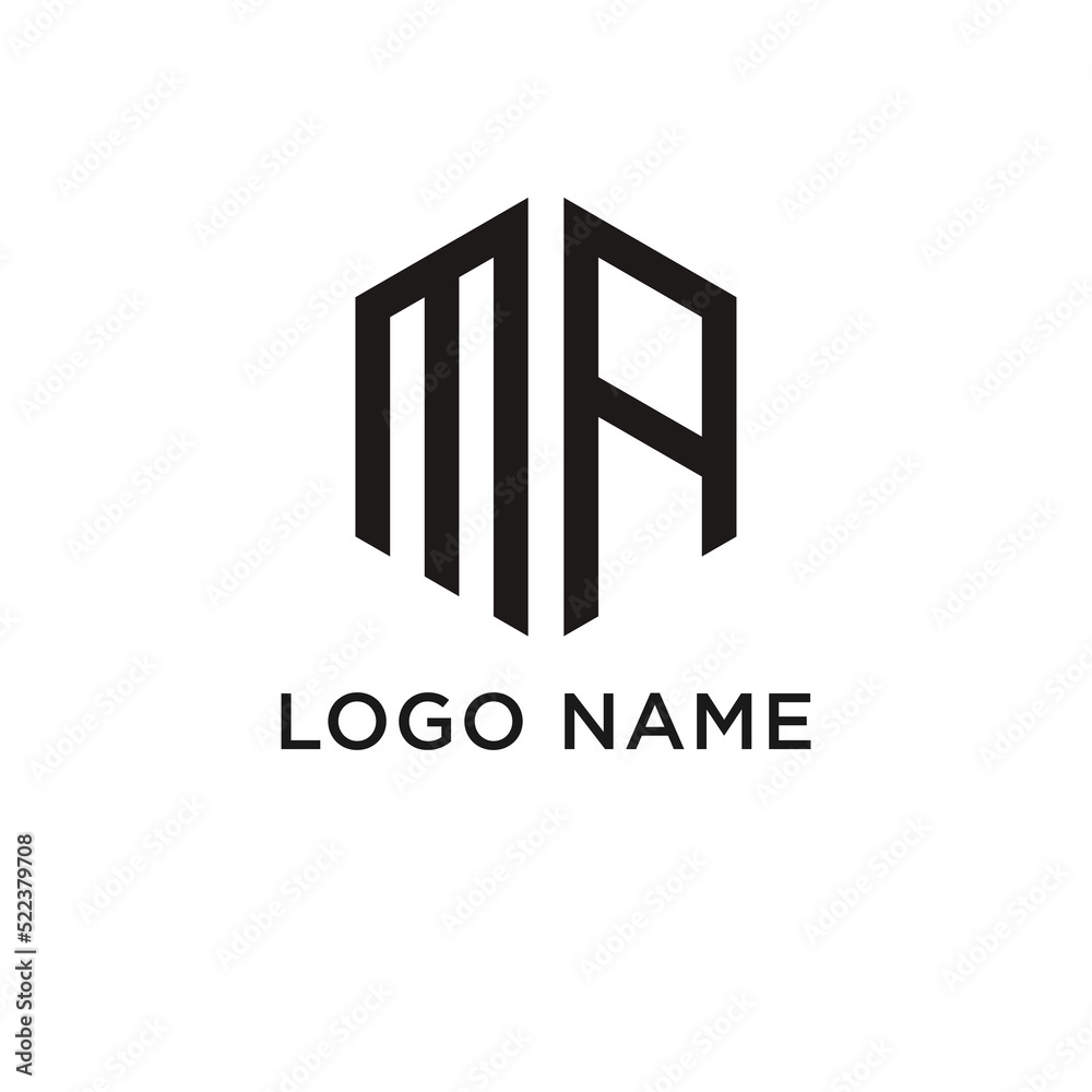 letter m a logo design