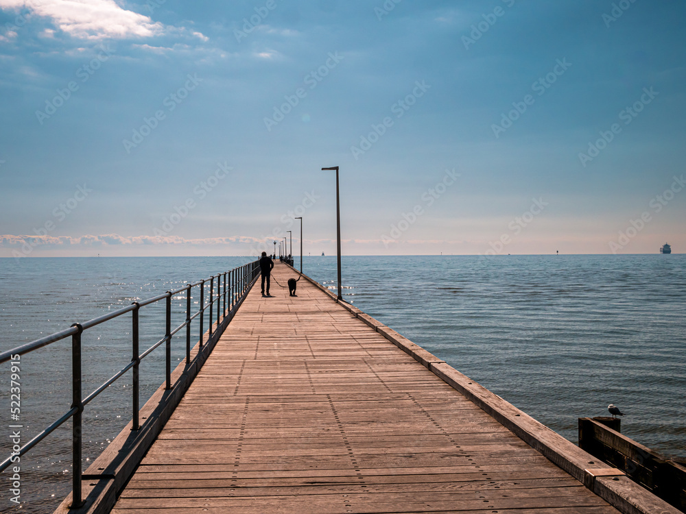 Along Rosebud Pier