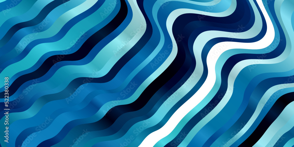 Obraz premium Light BLUE vector pattern with lines.