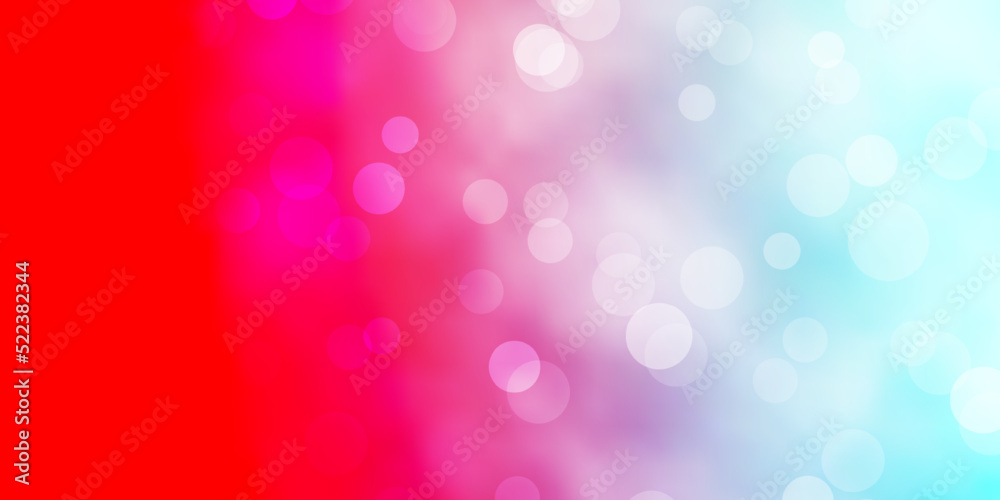 Light Blue, Red vector template with circles. Light Blue, Red vector template with circles.