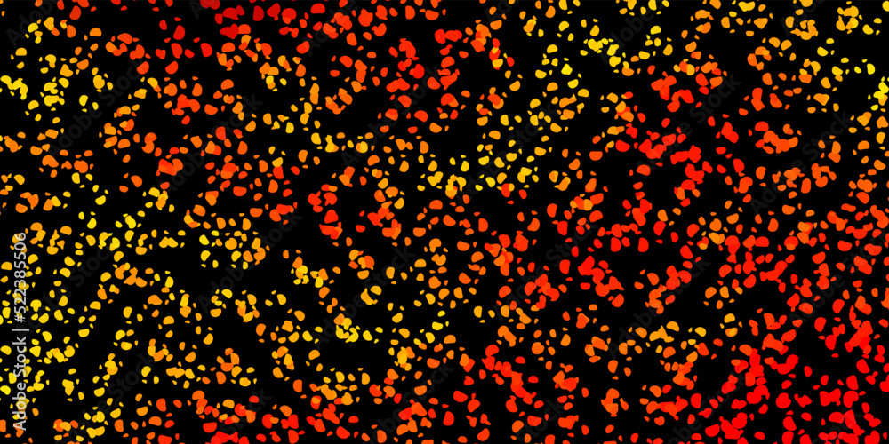 Dark orange vector pattern with abstract shapes. Dark orange vector pattern with abstract shapes.