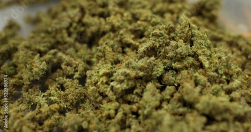 large pile of cannabis buds ready for smoking