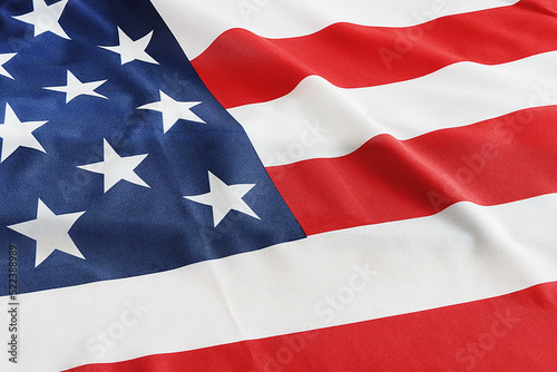 American Flag Background. Waving USA Flag for various themes: 4th of July - Independence Day, Memorial Day, Presidential Election, Vote Midterm Election, US Flag Background, Presidents or Veterans Day