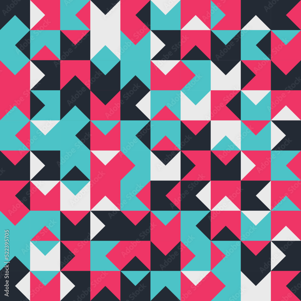 Geometric seamless patterns. abstract graphic design . Used to decorate in a seamless style. For printing wallpaper Gift wrapping paper, curtains, blankets, scarves, etc. Vector Illustration Geometric seamless patterns. abstract graphic design . Used to decorate in a seamless style. For printing wallpaper Gift wrapping paper, curtains, blankets, scarves, etc. Vector Illustration
