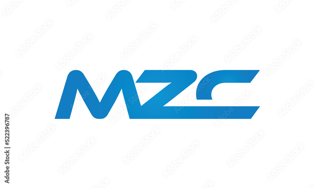 initial MZC creative modern lettermark logo design, linked typography monogram icon vector illustration initial MZC creative modern lettermark logo design, linked typography monogram icon vector illustration