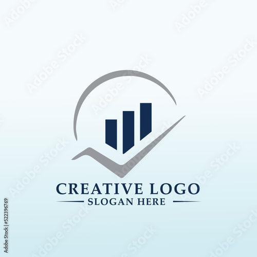 finance start up disrupt the financial service logo
