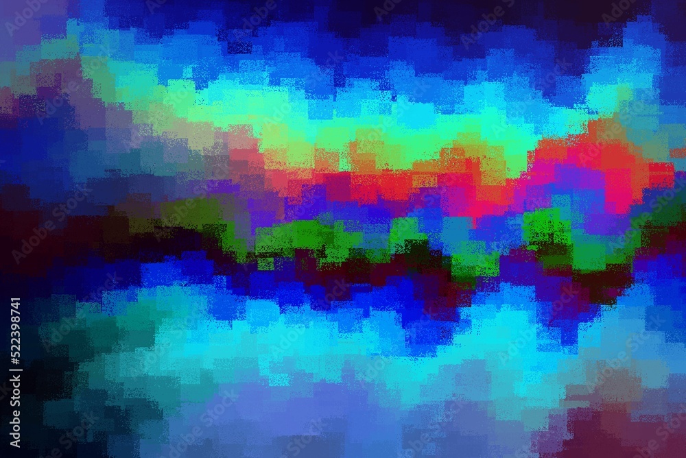 abstract colorful digital painted  RGB background