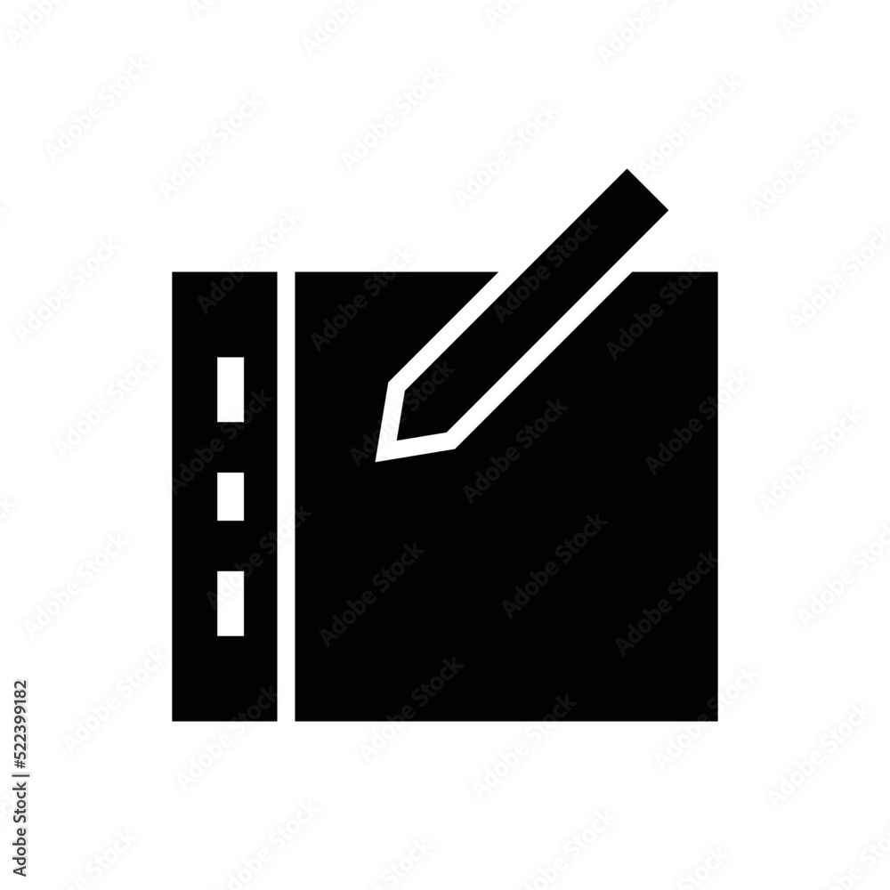 Drawing tablet vector icon symbol design Drawing tablet vector icon symbol design