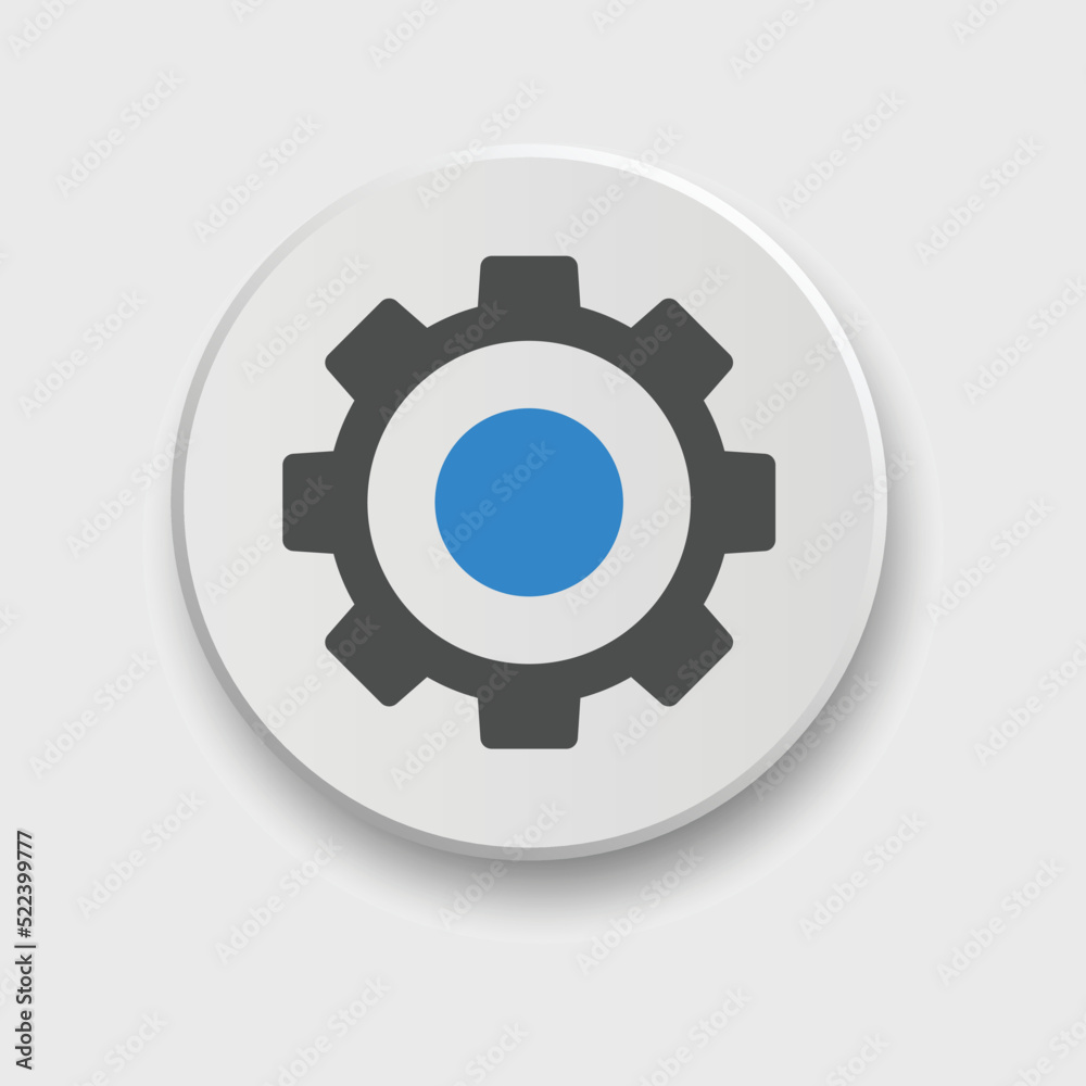 setting/gear icon with button for ui, social media, website Isolated on white background. Multicolor icon
setting/gear icon with button for ui, social media, website Isolated on white background. Multicolor icon