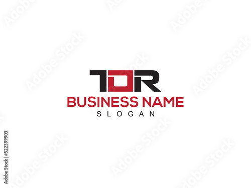 Simple TOR Logo Icon Design, Letter TO Logo Image With Three Letter Design For Business