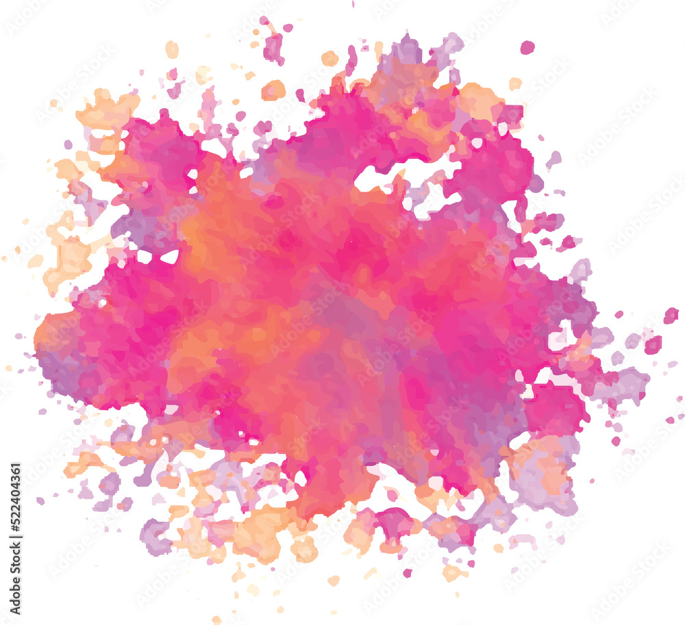 Obraz premium watercolor stains colorful