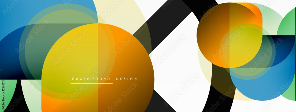 Creative geometric wallpaper. Minimal circle triangle and square line abstract background. Vector illustration for wallpaper banner background or landing page Creative geometric wallpaper. Minimal circle triangle and square line abstract background. Vector illustration for wallpaper banner background or landing page