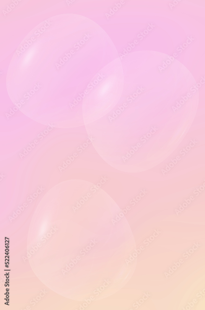Abstract pastel color Soap bubble background. Fantastic floating art texture backdrop.