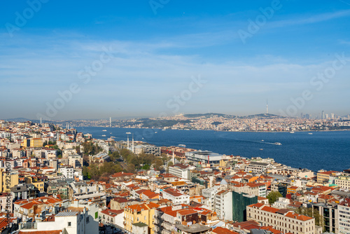 Aerial view of Istanbul historical district on sunny day © fotofabrika