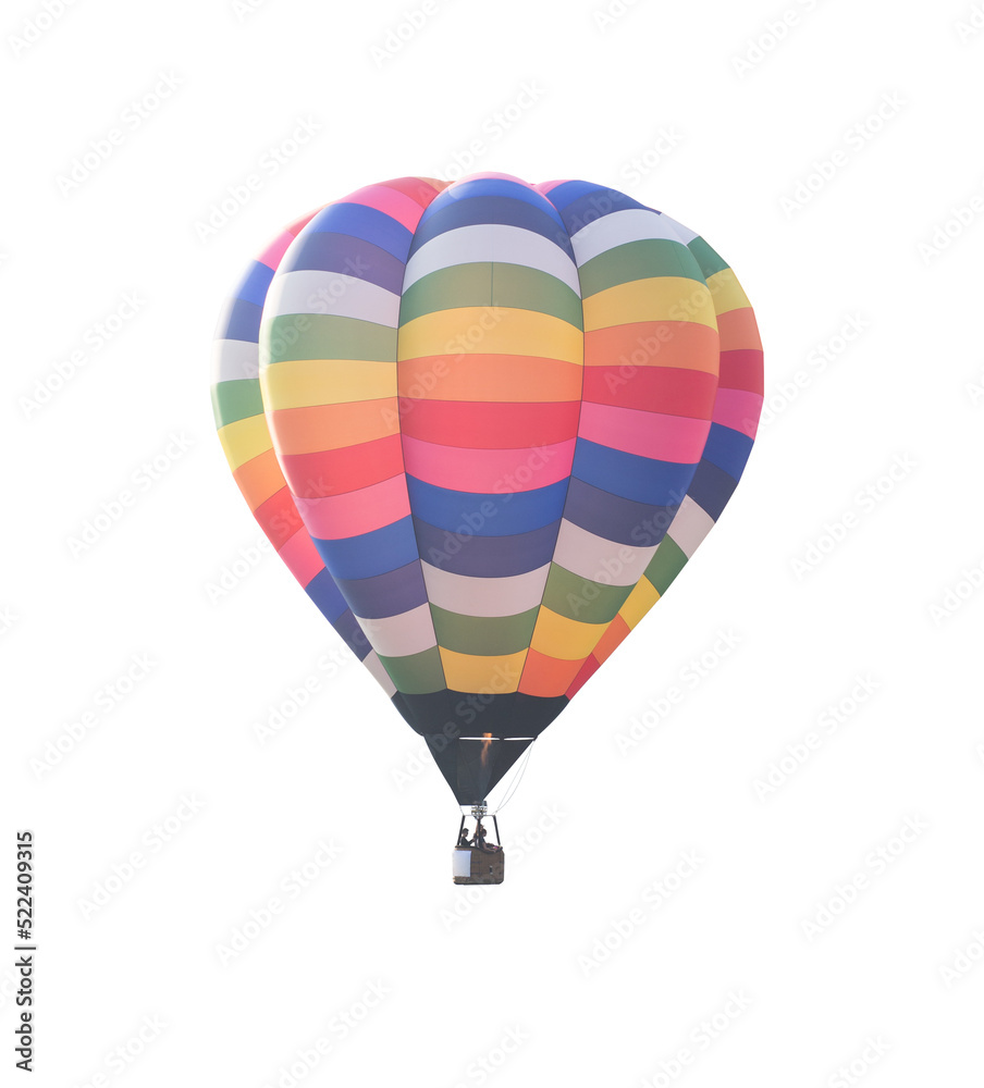 Naklejka premium Hot air balloon isolated