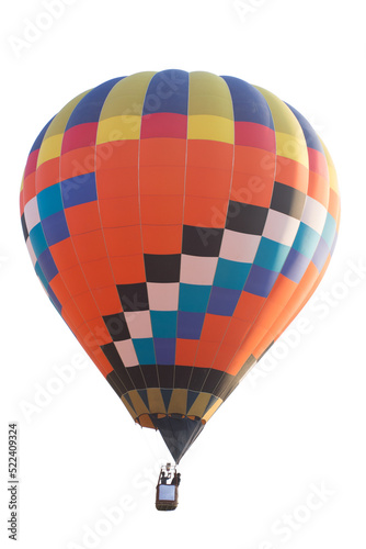 Hot air balloon isolated