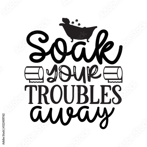 Soak your troubles away svg