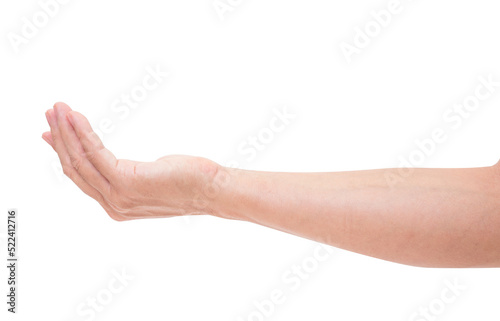 Hand isolated