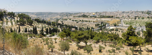 Panorama of Jerusalem photo