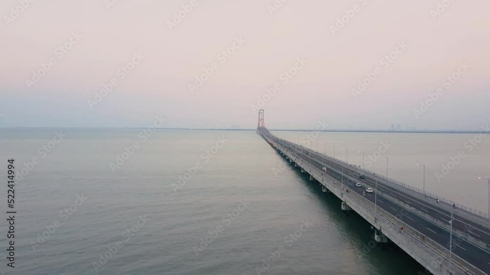 Suramadu Cable Suspension Bridge Surabaya Madura Suramadu Cable Suspension Bridge Surabaya Madura