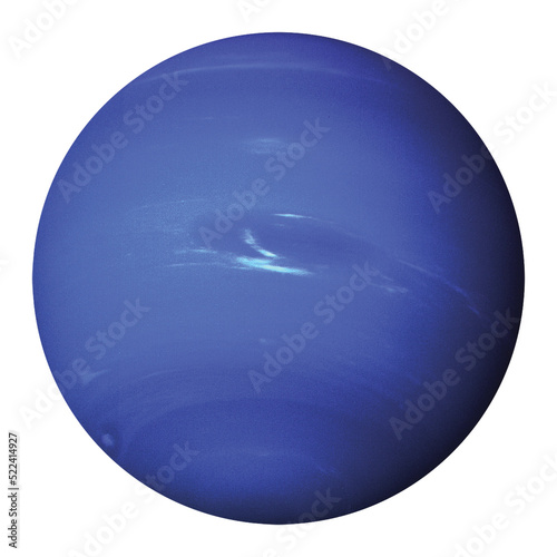 Neptune on space background. Elements of this image furnished by NASA.