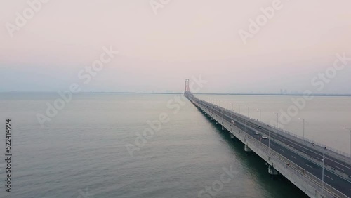 Suramadu Cable Suspension Bridge Surabaya Madura