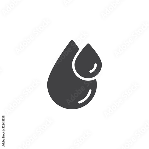 Blood drop vector icon