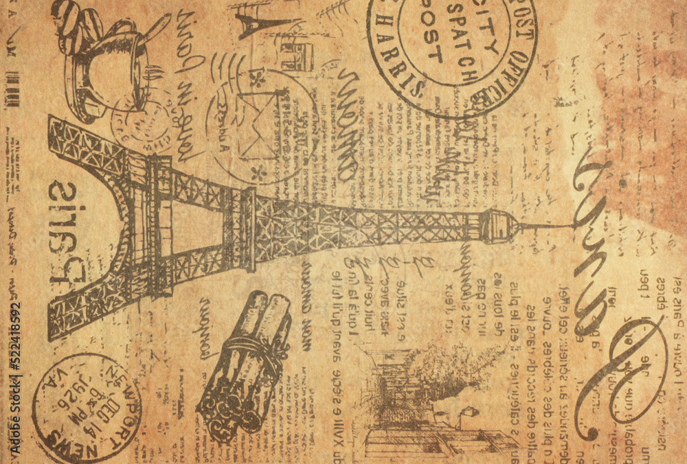 Fototapeta premium Ripped paper vintage for design