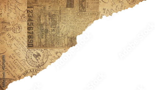 Ripped paper vintage for design