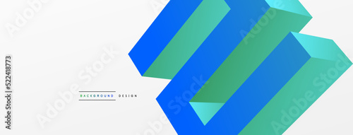 3d line geometric creative ...