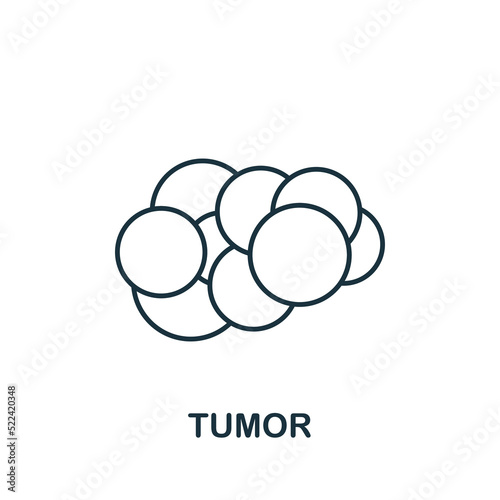 Tumor icon. Monochrome simple Deseases icon for templates, web design and infographics