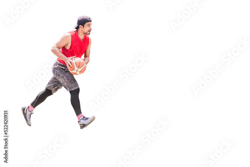 man playing basketball PNG