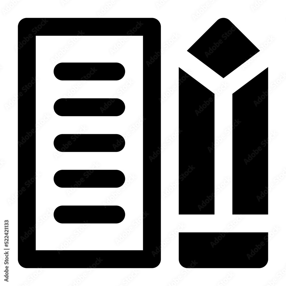 pencil glyph icon pencil glyph icon